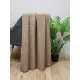 Knitted Wool Blended Throw Plaid Tonk Line Chess Coffee 130x180 cm 193241 small