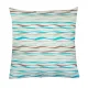 Home Line calico pillowcase "Wave" (turquoise) 70x70cm 163837 small