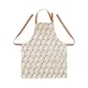 Apron with adjustable half-panama tie "Herb Blossom" (brown/cinnamon) 181972 small