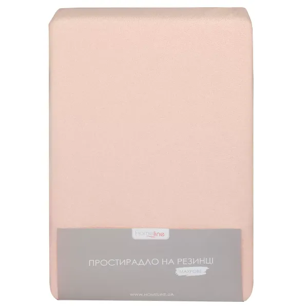 Home Line terry sheet with elastic band (peach) 140x200x20cm 155233