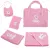 Set of terry towels for bathing 5 pcs. Home Line "Etebir Baby" (pink) 56705