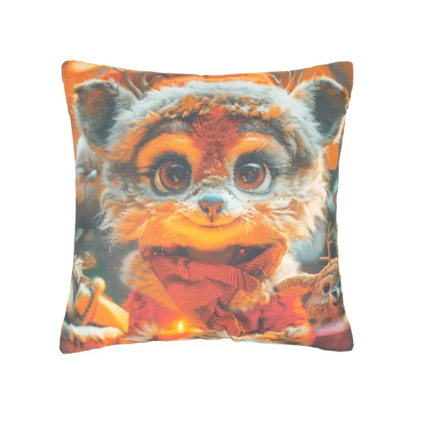 Decorative pillow Home Line Fox with Candle 45х45 cm 189232