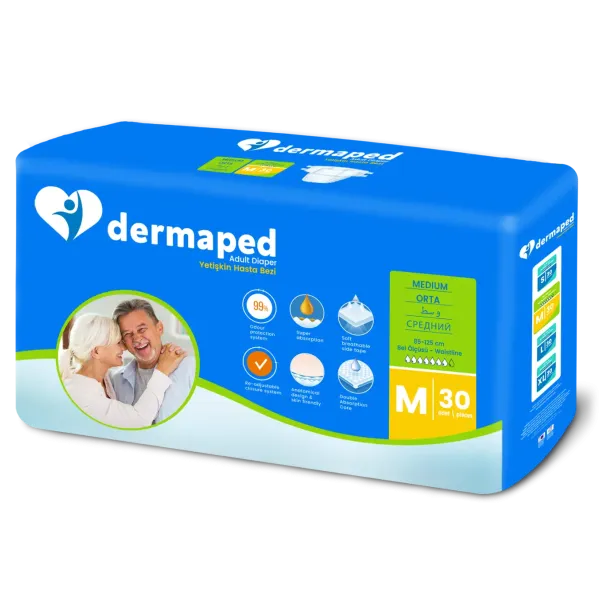 Dermaped Adult Diaper Medium 30 pcs 198198