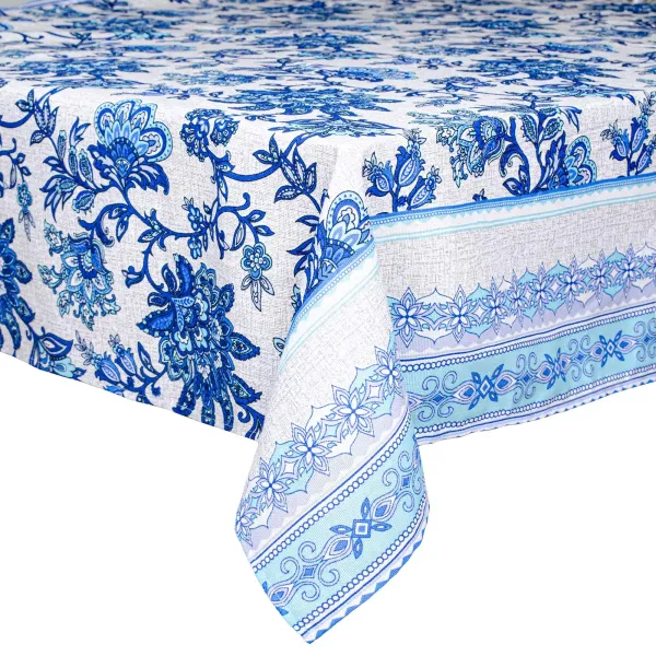 Cotton Canvas Tablecloth Home Line Blue 150x150 cm 128383