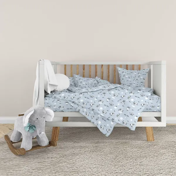 Children's Bedding Set Home Line Lambs Blue 159127