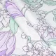 One-and-a-half bed linen set Home Line "Spring evening" (lilac-menthol) 173836 (169) small