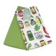 Set of 2 Cotton Waffle Kitchen Towels Home Line Spices Light Green 45x60 cm 164059 small