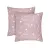 Calico pillowcases (2 pcs.) "Cornflower" (pink-lilac) 70x70 cm 183266