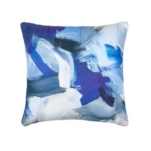 Decorative pillow Home Line Abstraction blue 45х45 cm 189206