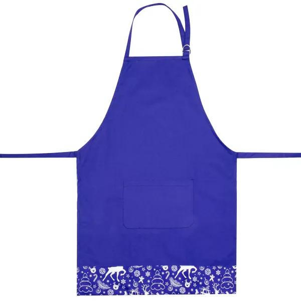 Apron with adjustable tie (blue) 159436