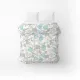 Home Line calico duvet cover &quot;Spring evening&quot; (blue) 145x215cm 168664 small