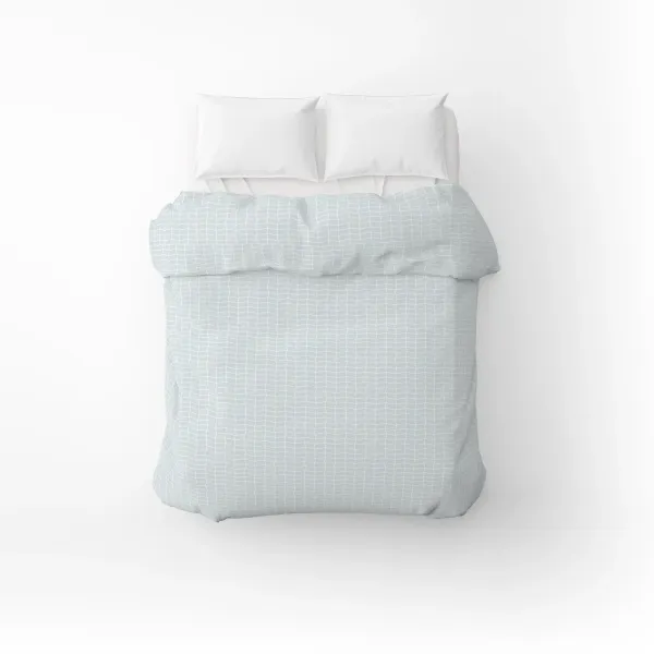 Cotton Duvet Сover Home Line Parquet Grey Blue 145x215cm 183222