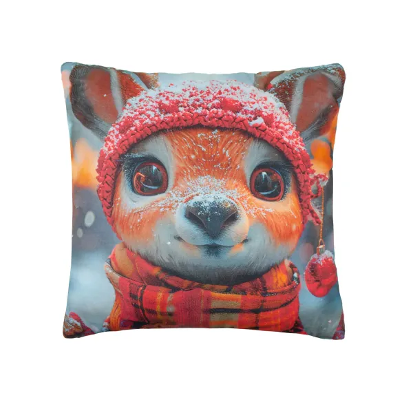 Decorative pillow Home Line Deer with Christmas Ball 45х45 cm 189230