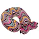 Home Line "Pink-Orange Waves" travel pillow and eye patch 30x30cm 179147 small