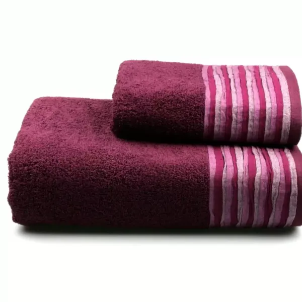 Terry towel Home Line "Eirene new" (purple), 50x90 cm 103504