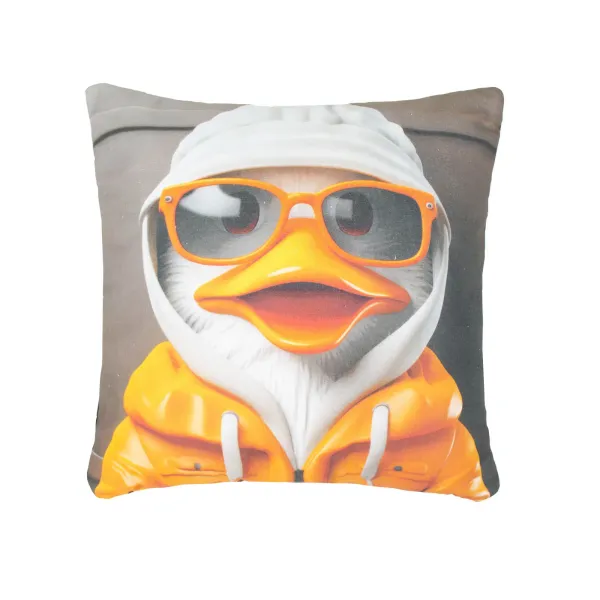 Decorative pillow Home Line Duck in a hood 45х45 cm 189215