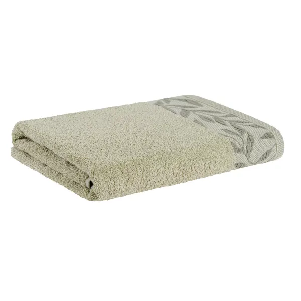 Terry towel "Flora" (pistachio) 70x130 cm 177670