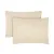 Set of 2 Cotton Pillowcases Home Line Parquet Powder Beige 50x70 cm 183252