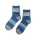 Childrens socks blue-blue-gray 16-18 (5-6 years) 180325 small