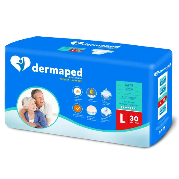Dermaped Adult Diaper Large 30 pcs 198199