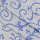 Printed cotton "Monogram" blue 150cm (120g/m2) 156682 (52) small