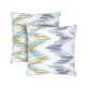 Set of 2 Cotton Pillowcases Home Line Elixir 70x70 188321 small