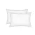 Set of knitted pillowcases 2 pcs. (white) 40x60 cm 157406