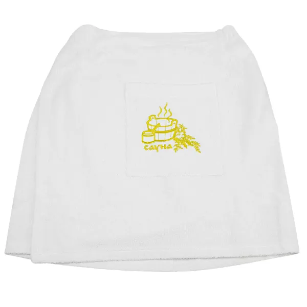 Terry skirt "Sauna" (white) XL 153883