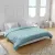Cotton Duvet Сover Home Line Hatched Circles Blue 205x220 cm 187476