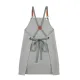 Apron with an adjustable tie Home Line  Canvas Grey  68x80 cm 182797 (614) small