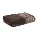 Terry towel "Flora" (brown) 50x90 cm 177664 small