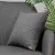 Knitted Wool Blended  Pillowcase Tonk Line Braids Grey  40x40 cm 193268