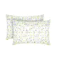 Set of 2 Cotton Pillowcases Home Line Cats Grey Yellow White 40x60 cm 185660 small