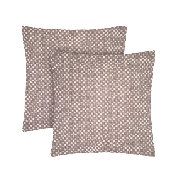 Calico pillowcases (2 pcs.) "Dots" (grey-lilac) 70x70 cm 183285