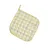 Cotton Canvas Pot Holder Home Line Hens Light Green Olive 20x20cm 182687