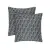 Calico pillowcases (2 pcs.) "Flowering herbs" (graphite) 70x70 cm 183289