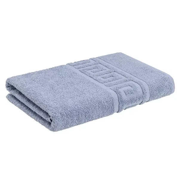 Border terry towel 70x140 cm (gray-blue) 179755