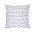 Calico pillow case "Zig zag" (blue-brown) 70x70 cm 175856