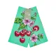 A set of Home Line "Cherry" waffle kitchen towels (green) 45x60 cm - 2 pcs. 173471 small