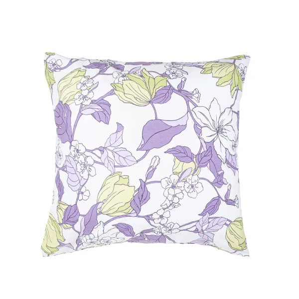 Calico pillowcase "Spring Evening" (lilac-green) 70x70cm 174442