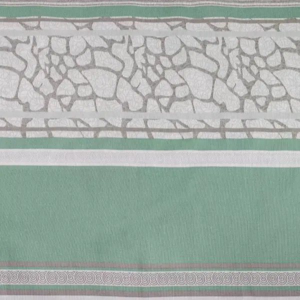 "Marmur" printed linen, green 150cm (140g/m2) 155820