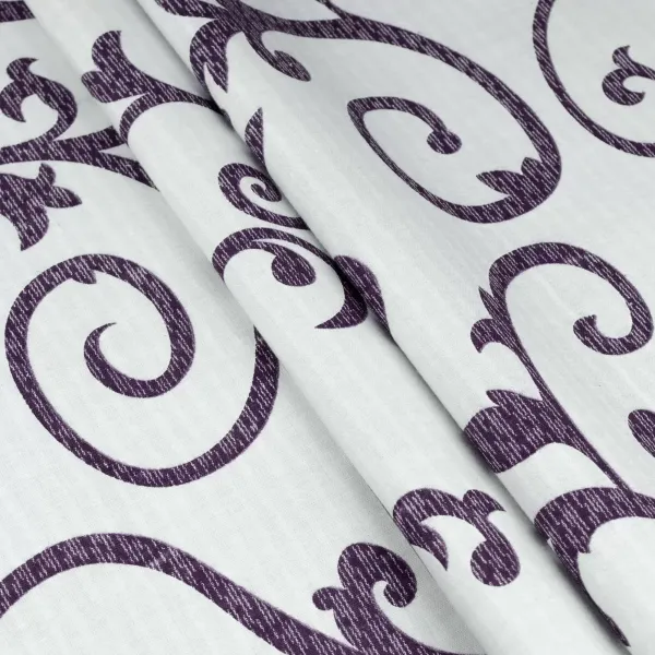 Lilac printed "Monogram" purple 150cm (140g/m2) 155736