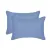 Set of 2 Cotton Jersey Pillowcases Home Line Grey Blue 40x60 cm 157411