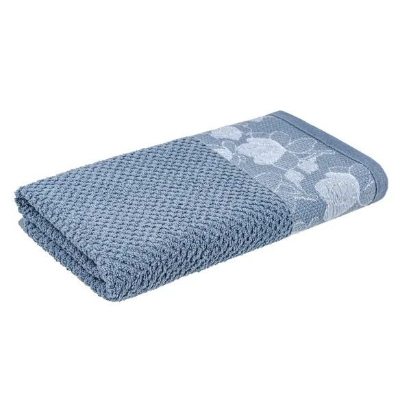 Cotton Terry Towel Home Line Adele 50x90 cm Blue 187624