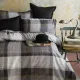 Euro bedding set Issimo "DUNLOE BLACK DIGITAL" 180441 small