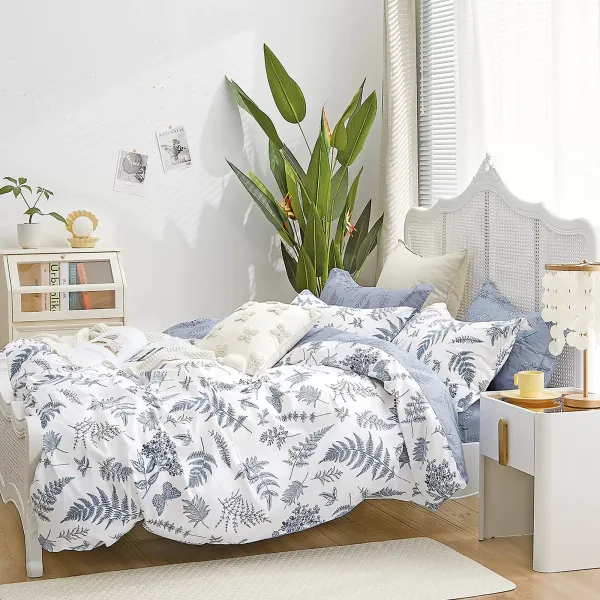 Euro bedding set Home Line &quot;BLUE FERN&quot; 183055