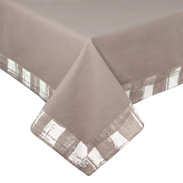 Tablecloth with a frame (cappuccino) 140x180 cm 158357