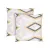 Set of 2 Cotton Pillowcases Home Line Kaleidoscope Beige Graphite 70x70 191515