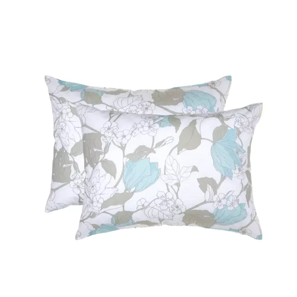 Calico pillowcases (2 pcs.) "Spring evening" (blue) 50x70 cm 168656