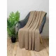 Knitted Wool Blended Throw Plaid Tonk Line Braids Coffee 140x180 cm 192983 (885) small